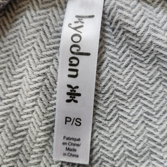 Kyodan Leggings Women's Small Gray Herringbone Athletic Yoga Lounge High Waist - Picture 16 of 16